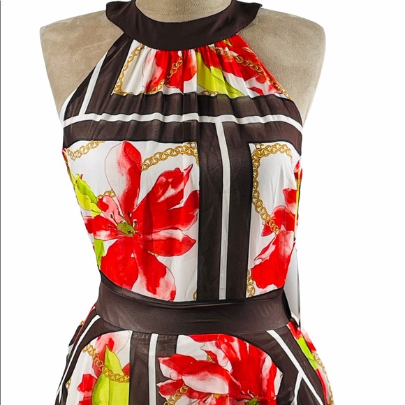 NWT New York & Company Printed Dress - Picture 3 of 8